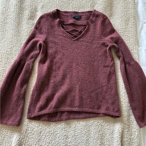 Women's Burgundy Sweater